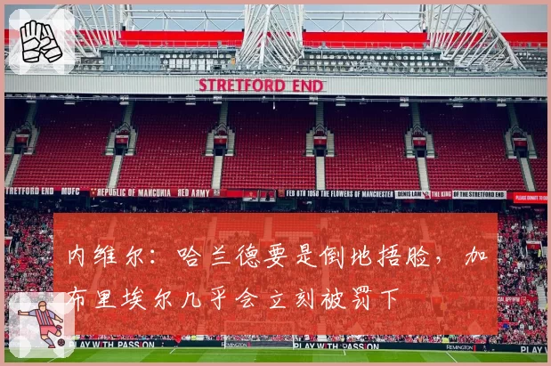 内维尔：哈兰德要是倒地捂脸，加布里埃尔几乎会立刻被罚下