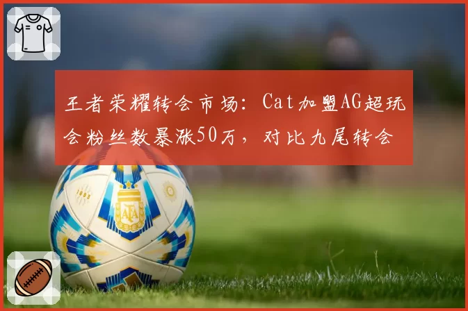 王者荣耀转会市场：Cat加盟AG超玩会粉丝数暴涨50万，对比九尾转会TTG仅增5万